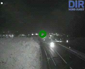 Webcam au début de l'A84 sur le périphérique Ouest de Caen (N814) à hauteur de la sortie 9, Porte de Bretagne