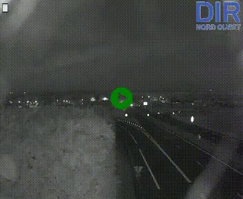 Webcam au début de l'A84 sur le périphérique Ouest de Caen (N814) à hauteur de la sortie 9, Porte de Bretagne
