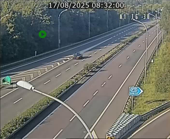 Traffic live webcam Luxembourg Grevenmacher - A1 direction Luxembourg - BK 30.1