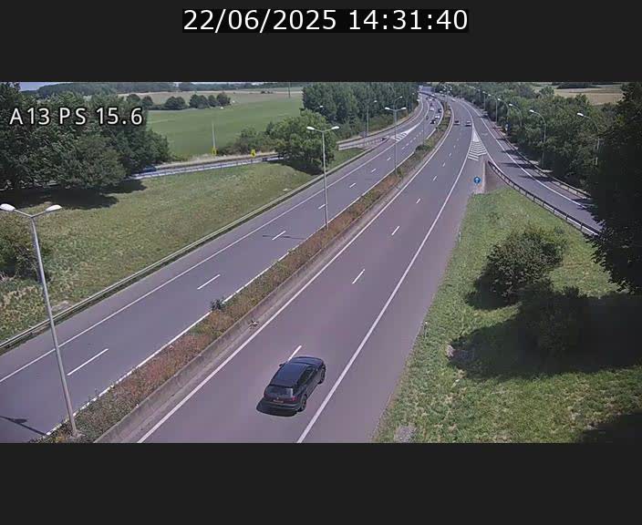 Traffic live webcam Luxembourg Kayl - A13 direction Dudelange - BK 15.6