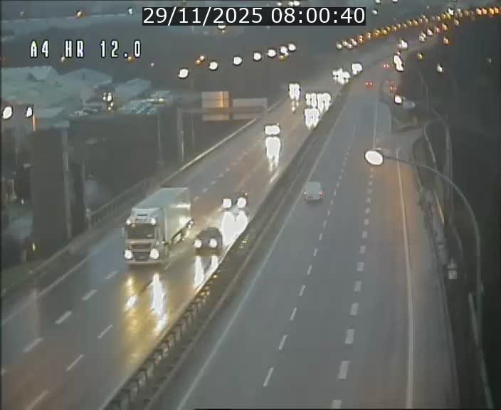 Traffic live webcam Luxembourg Jonction Foetz - A4 - BK 12.0 - direction Esch sur Alzette