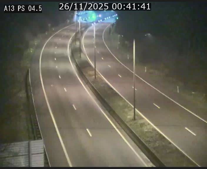 Traffic live webcam Luxembourg Differdange - A13 direction Esch-sur-Alzette - BK 4.5