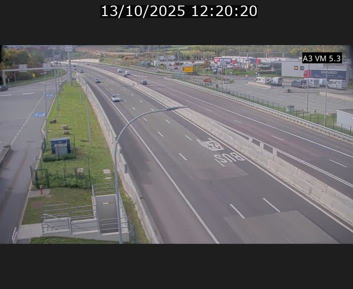 Traffic live webcam Luxembourg Aire de Berchem - A3 - BK 5 - direction France