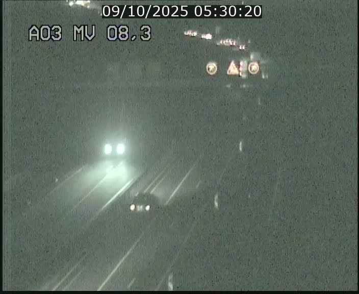 Webcam Autoroute après la Croix de Bettembourg en direction de Luxembourg sur l'A3