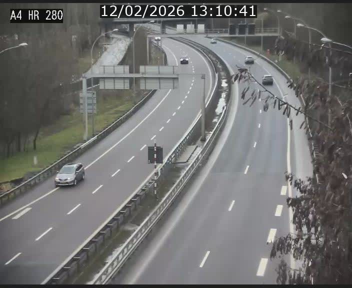 Webcam traffic A4 Luxembourg - BK 0.2 - P+R Bouillon (direction Luxembourg)