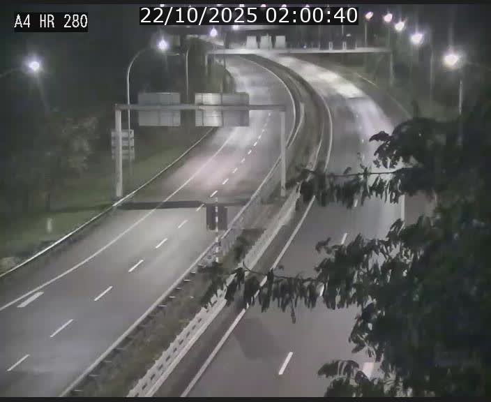 Webcam traffic A4 Luxembourg - BK 0.2 - P+R Bouillon (direction Luxembourg)