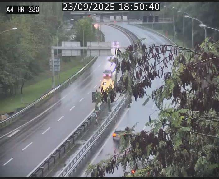 Webcam traffic A4 Luxembourg - BK 0.2 - P+R Bouillon (direction Luxembourg)
