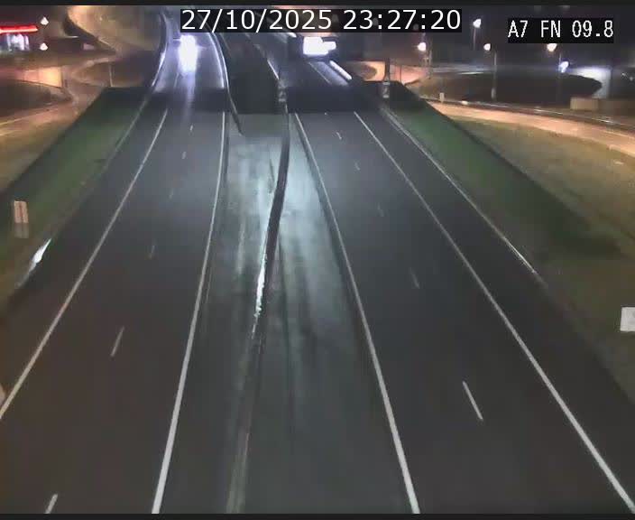 Caméra trafic Luxembourg - A7, Tunnel Gousselerbierg, sortie sud, direction rond-point Lorentzweiler (BK 9.9)