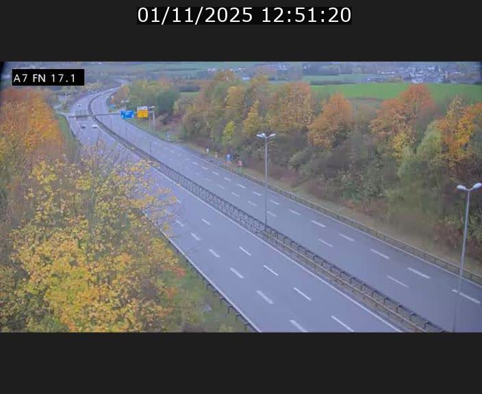 Caméra trafic Luxembourg - A7, Merscherbierg direction Mersch