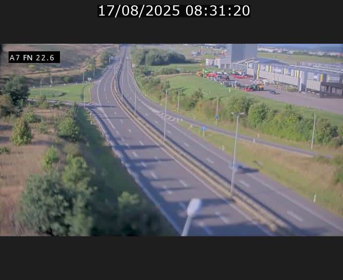 Caméra trafic Luxembourg - A7, Colmar-berg direction Mersch