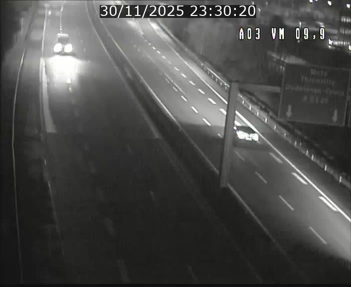 Webcam Autoroute à la Croix de Bettembourg - A3 - BK 9.9 - direction France