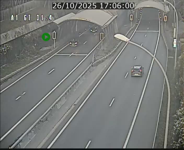 Traffic live webcam Luxembourg Hesperange - A1 direction Kirchberg - BK 1.4