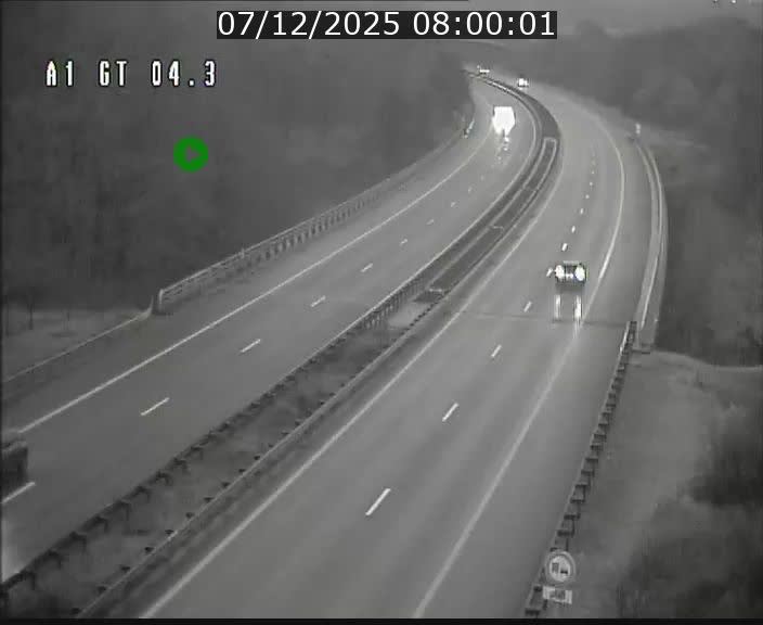 Traffic live webcam Luxembourg Itzig - A1 direction Sandweiler - BK 4.3