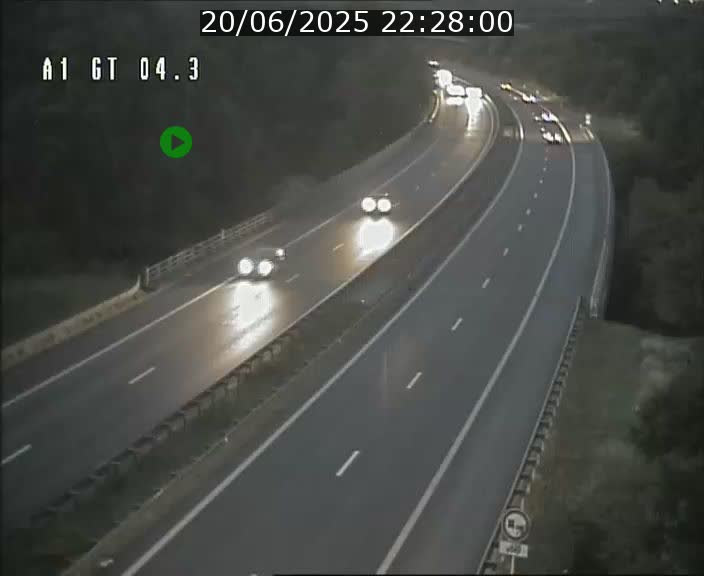 Traffic live webcam Luxembourg Itzig - A1 direction Sandweiler - BK 4.3