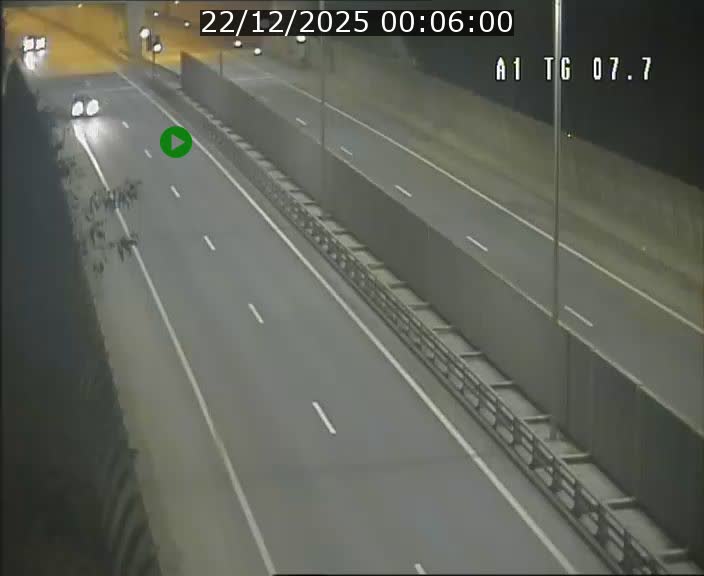 Traffic live webcam Luxembourg Kirchberg - A1 direction Luxembourg-ville - BK 7.7