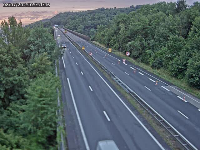 Caméra autoroute France - A30, Hayange direction Metz