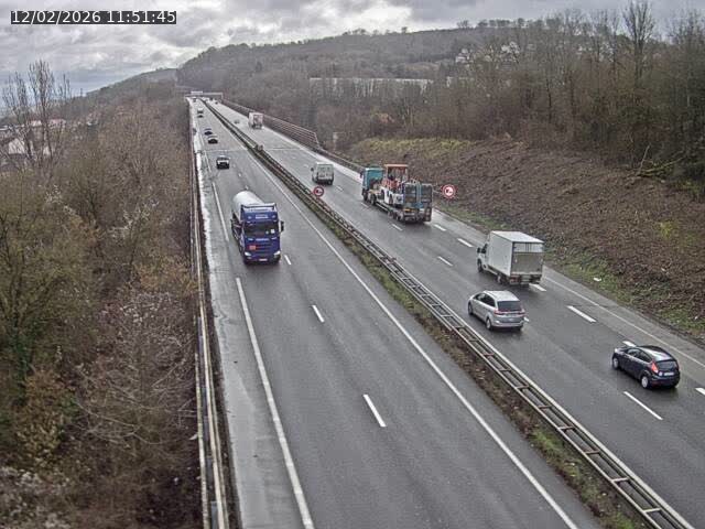 Caméra autoroute France - A30, Hayange direction Metz