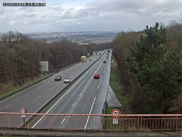Caméra autoroute France - A33, Houdemont direction Lunéville