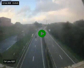 Webcam située à la Rochelle, à la fin de la N237 avant l'accès au péage du Pont de l'Île-de-Ré