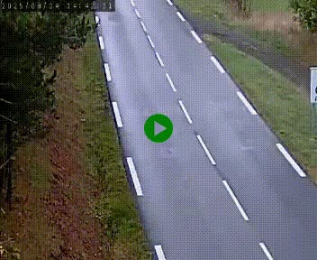 Caméra routière France - N102, au niveau du col de Montmirat à Saint-Etienne-du-Valdonnez à 1039 mètres d'altitude