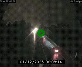 Webcam sur le périphérique de Rennes (N136) à hauteur du quartier Bréquigny, au sud de la ville