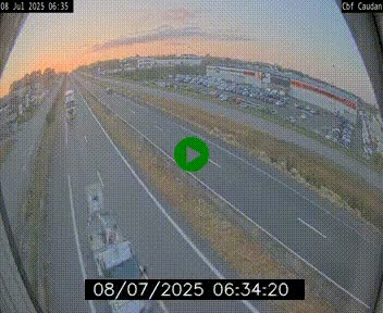 Webcam sur la N165 à hauteur de Caudan, dans le Morbihan.