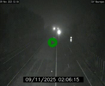 Webcam sur le périphérique de Rennes (N136) à hauteur de Maurepas, au nord de la ville