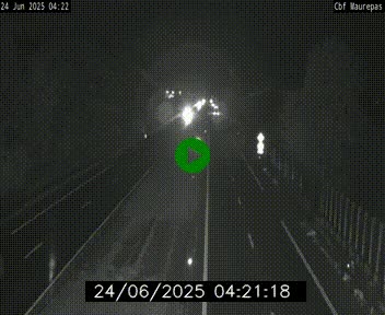 Webcam sur le périphérique de Rennes (N136) à hauteur de Maurepas, au nord de la ville