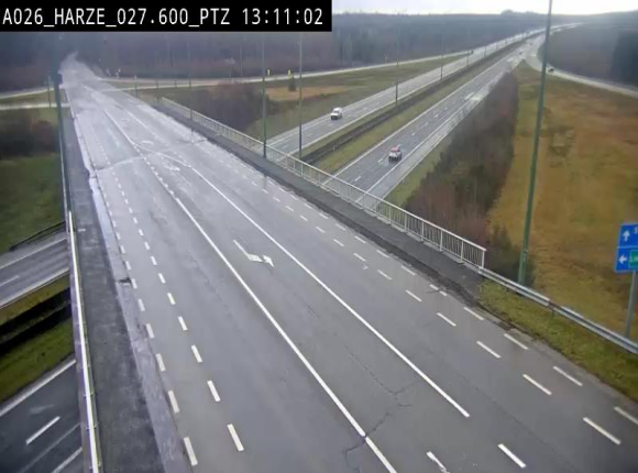 Caméra autoroute Belgique - Sougné-Remouchamps,E25 direction Luxembourg