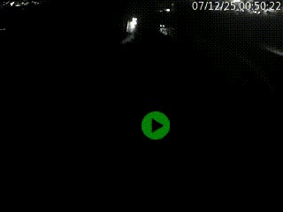 Caméra autoroute à la jonction entre l'A7 et la D301 (Boulevard urbain Sud de Lyon) à Feyzin, au sud de Lyon. Vue orientée vers Mions