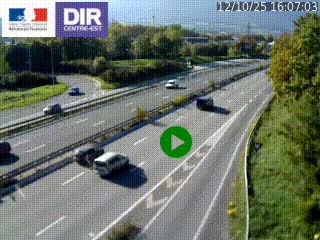 Webcam sur la Nationale 201 à hauteur de la sortie Chambéry-Nord, avant à la jonction entre l'A41 et l'A43, en direction de Lyon