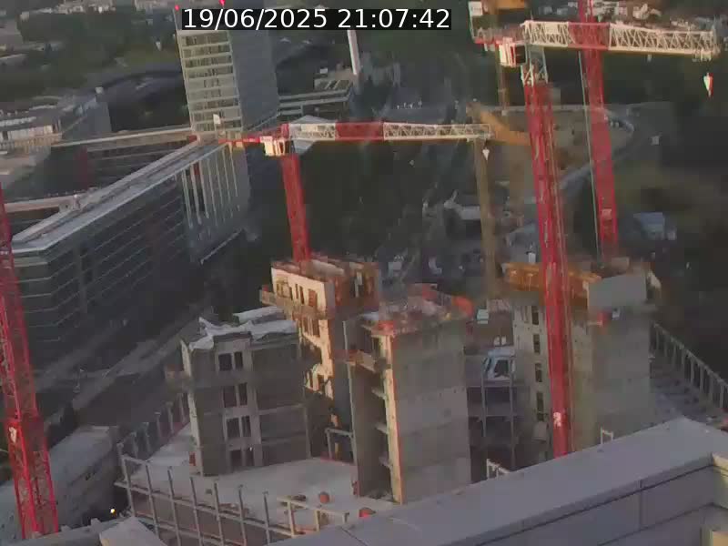 Webcam sur l'avenue John Fitzgerald Kennedy (N51) avec vue orientée vers le Findel