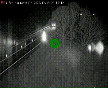 Webcam à hauteur du Leclerc Normanville sur la N154. Vue orientée vers Rouen