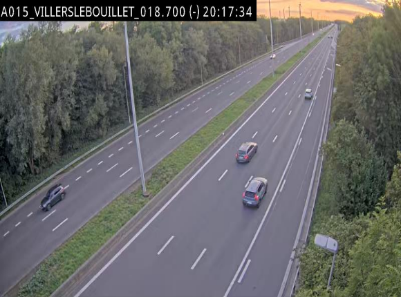 Webcam autoroute Belgique - Villers-le-Bouillet - E42 direction Liège - BK 18.7