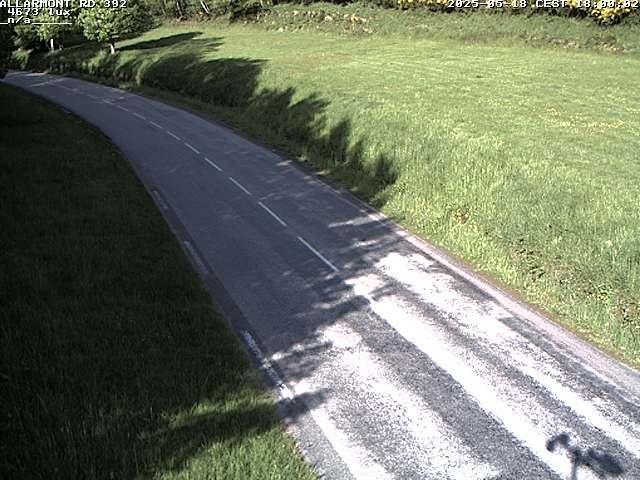 Webcam à Allarmont dans les Vosges, sur la RD392