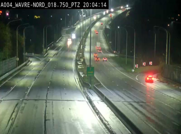 Webcam traffic E411(A4) - BK 18.7 - Bierges (Wavre Nord)