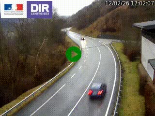 Caméra trafic sur la N90 à Bourg-Saint-Maurice, en provenance d'Aoste et en direction d'Albertville