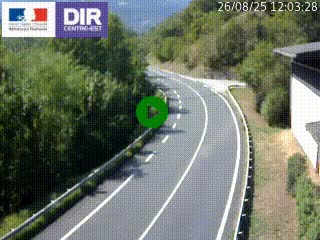 Caméra trafic sur la N90 à Bourg-Saint-Maurice, en provenance d'Aoste et en direction d'Albertville