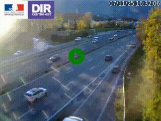 Caméra routière à hauteur de la sortie 15 Chambéry-centre au PK 4,103 en direction d'Albertville