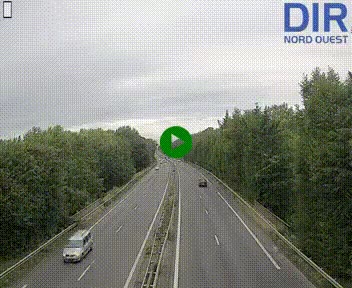Webcam sur le périphérique de Caen (N814) à l'est de la ville, à Mondeville hauteur de la sortie 2, Presqu'île-Rives de l'Orne, au bout de l'autoroute A13