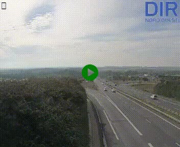 Webcam au début de l'A84 sur le périphérique Ouest de Caen (N814) à hauteur de la sortie 9, Porte de Bretagne