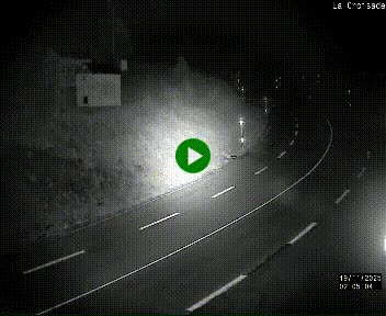 Webcam au carrefour de la croisade, à la jonction entre la N22 et la N320, avant le poste de douane franco-andorrane. Webcam à 1790 mètres d'altitude