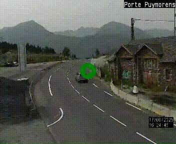 Webcam Col du Puymorens sur N320, en direction de Pas de la Casa (Andorre)