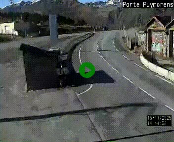 Webcam Col du Puymorens sur N320, en direction de Pas de la Casa (Andorre)