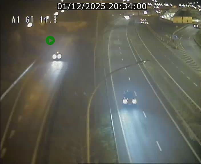 Traffic live webcam Luxembourg Senningerberg - A1 direction Allemagne - BK 11.3