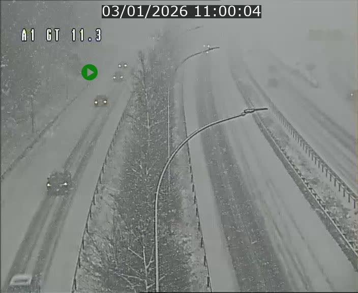 Traffic live webcam Luxembourg Senningerberg - A1 direction Allemagne - BK 11.3