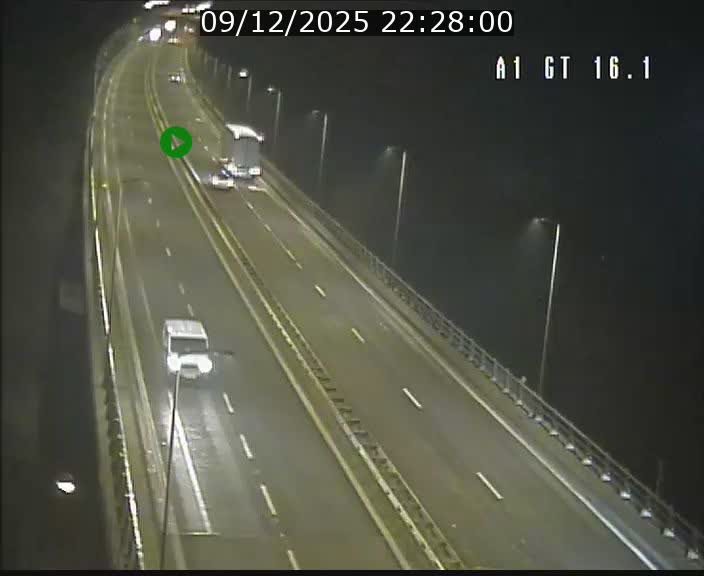 Traffic live webcam Luxembourg Niederanven - A1 direction Allemagne - BK 16.1