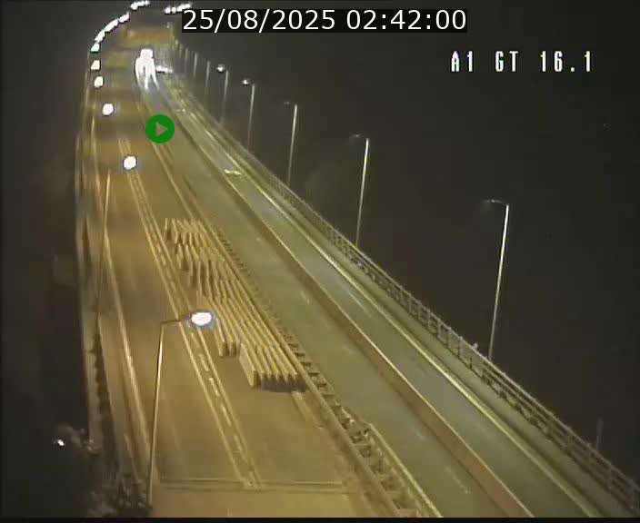 Traffic live webcam Luxembourg Niederanven - A1 direction Allemagne - BK 16.1