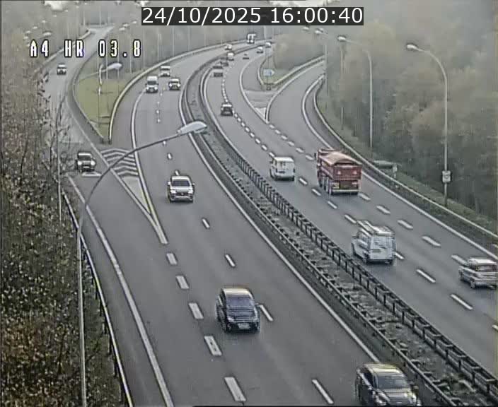 Webcam traffic A4 Luxembourg - BK 3.8 - Leudelange (direction Esch sur Alzette)