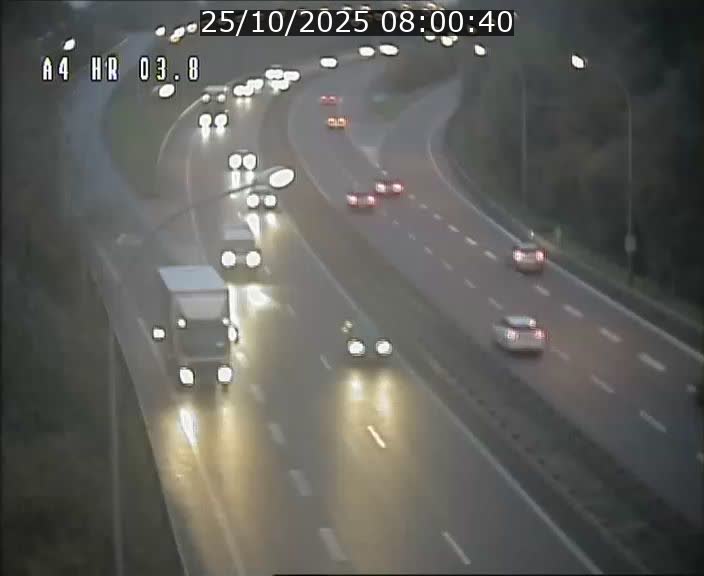Webcam traffic A4 Luxembourg - BK 3.8 - Leudelange (direction Esch sur Alzette)